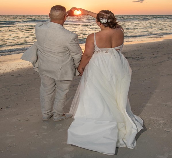 couple watching sunset